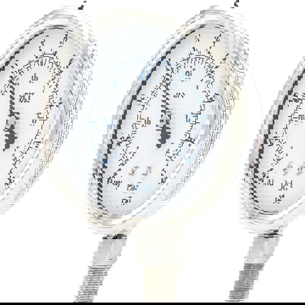 Pressure Gauges; Gauge Type: Industrial Pressure Gauges ; Scale Type: Dual ; Accuracy (%): 2-1-2% ; Dial Type: Analog ; Thread Type: 1/4